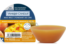 Yankee Candle Mango Peach Salsa - Mango and Peach Salsa scented wax melt for aroma lamps 22 g