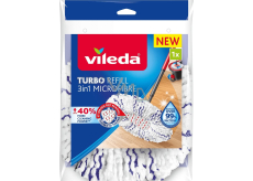 Vileda Turbo Replacement Microfibre 3-in-1 Head 40% more cleaning power