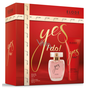 Elode Yes I Do! perfumed water 100 ml + body lotion 100 ml, gift set for women