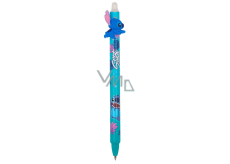 Colorino Rubberized pen Disney Stitch light blue, blue refill 0,5 mm various types