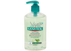 Sanytol Green Tea & Aloe Vera Disinfecting Moisturizing Hand Soap 250 ml with Dispenser