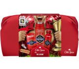 Old Spice Captain deodorant stick 50 ml + 3in1 shower gel for face, body and hair 250 ml + deodorant spray 150 ml + cosmetic bag, cosmetic set for men