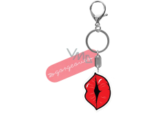 Albi Picture key ring with carabiner Lips