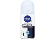 Nivea Invisible Black & White Pure roll-on antiperspirant for women 50 ml