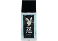 Playboy You 2.0 Loading perfumed deodorant glass for men 75 ml