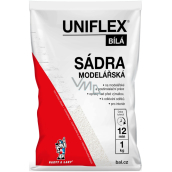 Uniflex Sádra modelářská bílá 1 kg