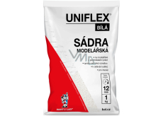 Uniflex Sádra modelářská bílá 1 kg