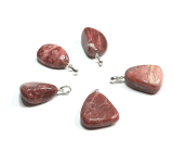 Thulite Tumbled Pendant Natural Stone approx. 2.6 cm Stone of Transformation