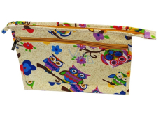 Abella Toilet cosmetic handbag 30 x 20.5 x 5.5 cm, cream pattern NA04