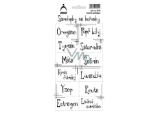 Sheet of Stickers for Spice Jars Lines Oregano 11 x 23.5 cm