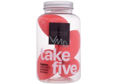 Gabriella Salvete Take Five soft sponge for comfortable make-up application red 5 pieces