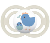 Mam Perfect silicone pacifier white with bird 16m+