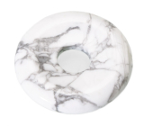 Magnesite / Howlite white Donut natural stone 30 mm, cleansing stone