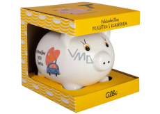 Albi Piglet with hammer treasure box For a common journey through life 14 cm