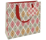 Nekupto Gift paper bag luxury 18 x 16 x 8 cm Graphic pattern