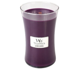 WoodWick Spiced Blackberry - Spiced Blackberry scented candle with a wooden wick and lid glass large 609 g