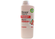 Dicora Urban Fit Strawberry + Milk Shower Gel 400 ml