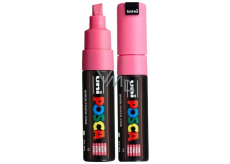 Posca Universal acrylic marker with wide, cut tip 8 mm Pink PC-8K