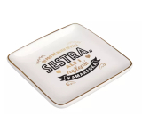 Albi Trifle tray - You are not only a great sister to me, but also my best friend 8,5 x 8,5 cm