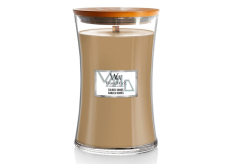 WoodWick Gilded Sands - Scented Candle with Wooden Wick and Lid Glass Large 609 g