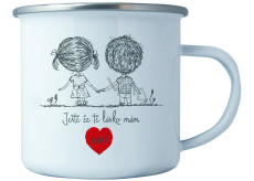 Bohemia Gifts Tin with print I still love you 8 cm