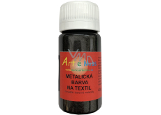 Art e Miss Metallic Textile Paint 14 Black 40 g