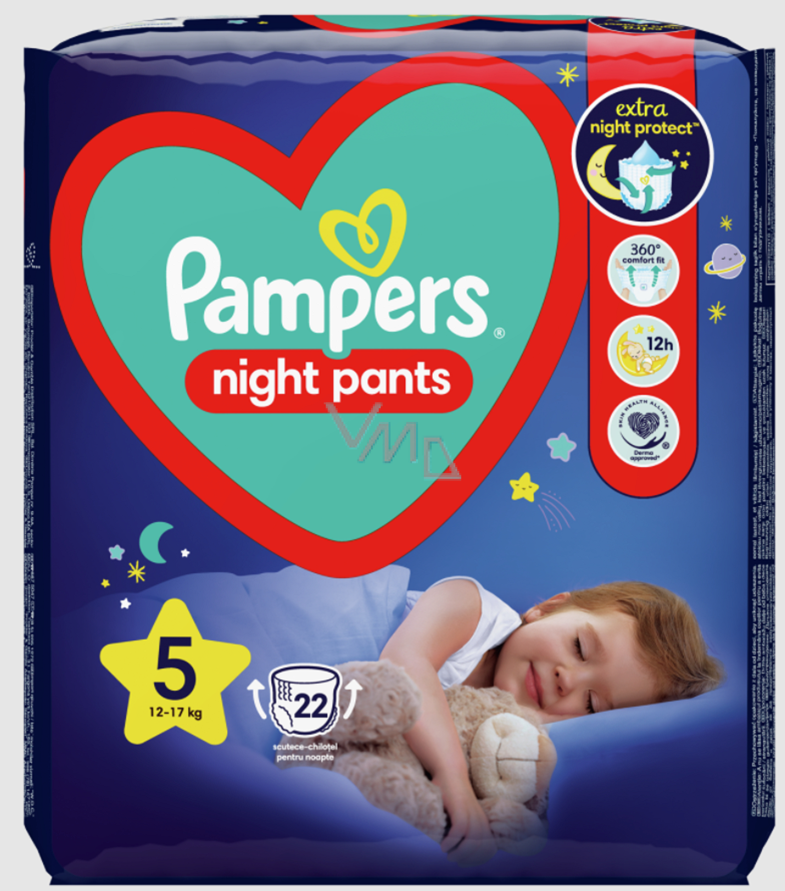 Communistisch skelet Mordrin Pampers Night Pants size 5, 12 - 17 kg diaper panties 22 pcs - VMD  parfumerie - drogerie