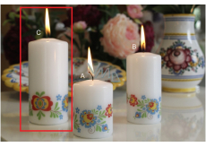 Lima Slovácko Candle with cylinder 60 x 120 mm 1 piece