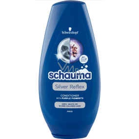 Schauma Silver Reflex conditioner with violet pigments for grey, white and blonde coloured hair 250 ml