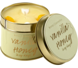 Bomb Cosmetics Vanilla and honey Scented natural, handmade candle in a tin can burn for up to 35 hours