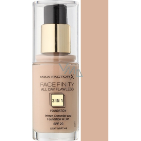 Max Factor Facefinity Ivory Light VMD Day 3in1 40 drogerie Makeup parfumerie 30 ml - All - Flawless