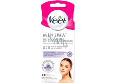 Veet Minima Easy-Gel Hypoallergenic Facial Wax Strips 20 Pieces