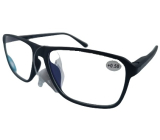 Berkeley Reading Dioptric Glasses +0.5 Plastic Black Blue Block 1 piece MC2279B