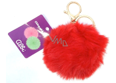 Albi Hairy Key Ring Red 11 cm