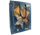 Gift paper bag Christmas WBM 2428 blue CZ/xSK/HU