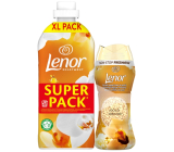 Lenor Enjoyment Vanilla Orchid aviváž 1200 ml + Lenor Gold Orchid vonné perličky 210 g, duopack