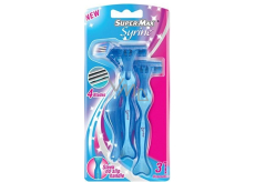 Super-Max Syrine 4-blade shaver for women 3 pieces