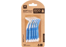 Soft Dent Eco interdental toothbrush curved M 0,6 mm 10 pieces