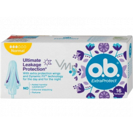 o.b. ExtraProtect Normal Tampons 16 pieces - VMD parfumerie - drogerie