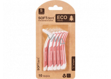 Soft Dent Eco interdental toothbrush curved S 0,5 mm 10 pieces