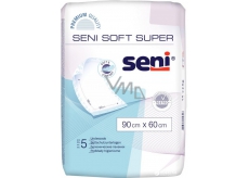 Seni Soft Super hygienic absorbent pads 4 drops, 90 x 60 cm 5 pieces