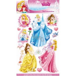 kijken paddestoel haspel Disney Princess 3D wall stickers 40 x 29 cm - VMD parfumerie - drogerie