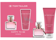 Tom Tailor Happy To Be eau de parfum 30 ml + shower gel 100 ml, gift set for women