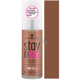 Essence Stay All Day 16h Foundation - ml parfumerie make-up 50 Soft VMD 30 Long-lasting drogerie Caramel 