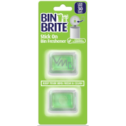 Bin Brite Lemon and Lemongrass Stick-On Bin Freshener 2 Pieces