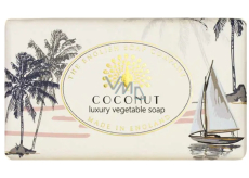 English Soap Coconut natural perfumed soap with shea butter 190 g