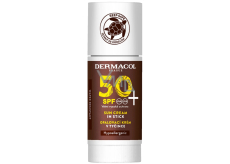 Dermacol Sun SPF50+ hypoallergenic waterproof solid cream in a stick 24 g