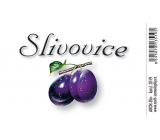 Arch Sticker Slivovice large label 8.5 x 5.5 cm 1 piece