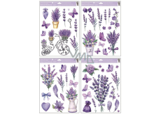 Window film lavender with glitters 30 x 42 cm, various motifs