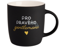 Albi Velvet Mug - For a True Gentleman Black 330 ml